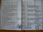Partida de nacimiento Paredi 1839 – Valbrona, Milano
